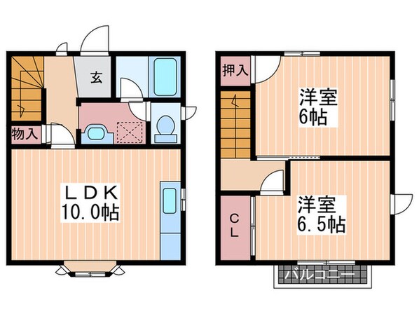 コーポホコトリ　Ａ棟の物件間取画像